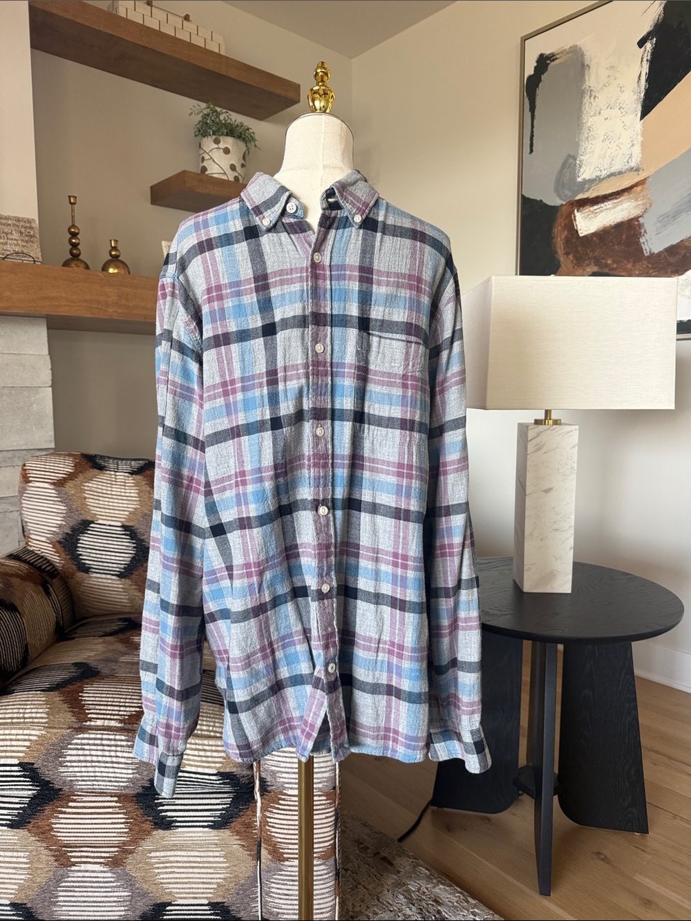 Gap Checkered Button Down Shirt